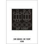 mon Tec sSM48263 1/48 Bf 109F(ICM для ) Mini маска 