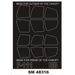 mon Tec sSM48316 1/48 F-111( хобби Boss для ) Mini маска 