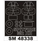 mon Tec sSM48338 1/48spito fire MkXII ( воздушный фиксирующие детали для ) Mini маска 