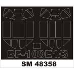 mon Tec sSM48358 1/48 Bf 109E-1/3(e двойной do для ) Mini маска 