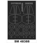 mon Tec sSM48388 1/48sepe кошка jagyuaA( Kitty Hawk для ) Mini маска 