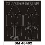 mon Tec sSM48402 1/48 F-5B ( кинетический для ) Mini маска 