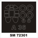 mon Tec sSM72301 1/72 A-36 Apache (b кирпич n для ) Mini маска 