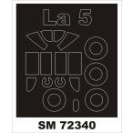 mon Tec sSM72340 1/72 La-5( прозрачный Pro p модель для ) Mini маска 