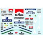 MSMクリエイション MSMD185 1/12 アイルトン セナ フィギュア デカール (マクラーレン 1988/1991)