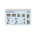  принт шкала 144-025 1/144 P-47D Ray The - задний D-Day Invasion Stripes