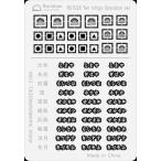  Rainbow модель Rb7028 1/700 небо один номер военная операция для именная табличка маркировка для шаблон 