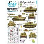スターデカール 35-C1089 1/35 武装親衛隊のタイガー イン フランス#1 SS第101重戦車第1中隊