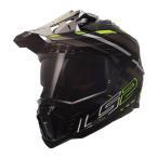 LS2 EXPLORER PLUS F エクスプローラー プラス エフ ブラックイエローチタニウム オフロードヘルメット ジャパンフィットモデル