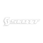  Scott Hori zontaru стикер белый 12cm SCOTT