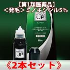 ミノアップ 60ml ミノキシジル5％ ＜２本セット＞ 【第1類医薬品】 薬剤師対応 発毛 育毛 脱毛 抜け毛 リアップx5 ミノグロウも販売中 発毛剤 ジェネリック