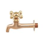 【廃盤】単水栓 蛇口 カラー胴長水栓（レトロ） ガーデン蛇口 手洗い蛇口 おしゃれ