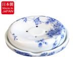  мыло inserting эллипс type Arita . модный белый фарфор с синим рисунком Taisho роман мыло класть 