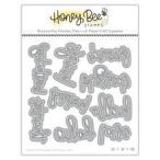 【Honey Bee　stamps ハニービースタンプ】ダイカット　Bitty Buzzwords | Honey Cuts　ハニーカット　ペーパークラフト　バースデーカード