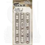 【Tim Holtz 】Stampers Anonymous　ティムホルツ Layered Stencil Measured - THS012 ステンシル 4.125