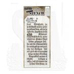 【Tim Holtz 】Stampers Anonymous　ティムホルツ Layered Stencil  Script- THS149　 ステンシル 4.125