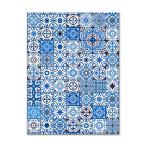 [16539 голубой mo rocker n плитка ] искусство panel картина . искусство рама орнамент оборудование орнамент подарок подарок оборудование орнамент .( ширина 30cm× высота 40cm)