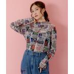 Tシャツ 新作 ScoLar スカラー 153603 ラメニットソー3柄展開インナーT トップス カジュアル ガーリー レトロ 原宿系 個性的 ポイント