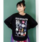 ショッピングレトロ Tシャツ ScoLar スカラー 153700 スカラーネココレクションロンT トップス カジュアル レトロ 原宿系 個性的 ポイント