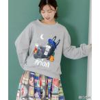 トップス ScoLar スカラー 153708 orion×ScoLar 星降る森のオリオンビールタイム柄PO コラボ オリオンビール カジュアル レトロ 原宿系 個性的 ポイント