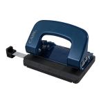 穴あけパンチ カール アリシス２穴パンチ　ブルー　穴あけ枚数１６枚 LPN-16-B