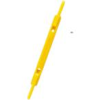 リヒトラブ ルーパーファスナー黄　２穴　８０ｍｍピッチ　５組入 F1-5
