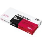 マックス タイムカード　ＥＲ−Ｓカード　レッド　１００枚 ER-Sカ-ド/R