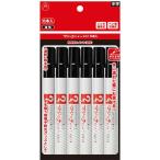 寺西化学 マジックインキ　細書き　Ｎｏ．５００　細字・丸芯　インク色：黒　６本パック M500-T1-6P