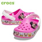 クロックス サンダル キッズ crocs ミニーマウス FL MINNIE MOUSE BAND CLOG 207720 ピンク 子供靴 セール
