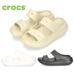 ショッピングCROCS クロックス メンズ レディース サンダル 厚底 軽量 クラシック クラッシュ サンダル 207670 アイボリー ホワイト ブラック crocs CLASSIC CRUSH SANDAL セール