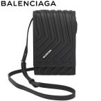 バレンシアガ BALENCIAGA スマホショルダー フォンケース ポシェット 携帯ケース ネックストラップ付 バッグ 新品