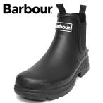 バブアー Barbour  靴 メンズ レインブーツ サイズ 8 長靴 サイドゴア レインシューズ 防水 MRF0028 BK11 新品