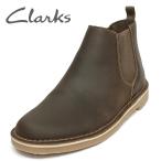 ショッピングクラークス クラークス 靴 メンズ ブーツ サイドゴア 9 1/2 M(約27.5cm) CLARKS Bushacre 3UP 新品