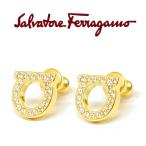 Yahoo! Yahoo!ショッピング(ヤフー ショッピング)フェラガモ ピアス レディース ラインストーン FERRAGAMO 76-0123 新品