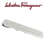 ショッピングフェラガモ フェラガモ ネクタイピン タイクリップ タイバー シルバー素材 FERRAGAMO 79-0142 新品