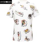 ショッピングハイドロゲン ハイドロゲン Tシャツ メンズ 半袖 ティーシャツ カットソー サイズL HYDROGEN 300644 001 新品