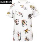 ショッピングハイドロゲン ハイドロゲン Tシャツ メンズ 半袖 ティーシャツ カットソー サイズM HYDROGEN 300644 001 新品