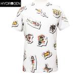 ハイドロゲン Tシャツ メンズ 半袖 ティーシャツ カットソー サイズXL HYDROGEN 300644 001 新品