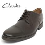 クラークス 靴 メンズ ビジネスシューズ ストレートチップ ダークブラウン CLARKS Whiddon Cap