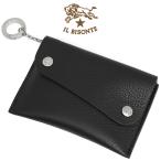 イルビゾンテ コインケース カードケース 名刺入れ 小銭入れ キーホルダー メンズ レディース IL BISONTE SCC063 PI0005 BK255