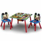 子供 テーブル&チェア セット ディズニー ミッキーマウス 2人用 家具 デルタ Delta
