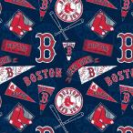  комплект сломан / 10cm единица измерения продолжать . cut MLB Boston красный носки Logo ткань общий рисунок Major League хлопок принт мужчина девочка ткань ручная работа рукоделие импорт 