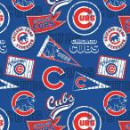  комплект сломан / 10cm единица измерения продолжать . cut MLB Chicago Cub s Logo ткань общий рисунок Major League хлопок принт мужчина девочка ткань ручная работа рукоделие импорт 
