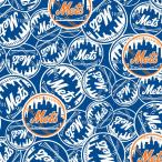  комплект сломан / 10cm единица измерения продолжать . cut MLB New York metsu Logo ткань общий рисунок Major League хлопок принт мужчина девочка ткань ручная работа рукоделие импорт 