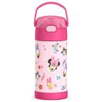 ショッピングミニー サーモス ステンレス ストロー 水筒 ステンレス水筒 ディズニー ミニーマウス ストロー 350ml THERMOS キャラクター ミニーちゃん 総柄 子供