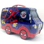  жестяная пластина жестяная банка Человек-паук автобус жестяная пластина жестяная банка ланч box руль Cade . кейс багажник игрушка место хранения american смешанные товары 