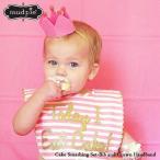  распродажа цена / грязь пирог bib Crown головная повязка в коробке . день рождения комплект Mudpie 1592054