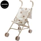 ドール ストローラー クマ おもちゃ 人形用ベビーカー 子供用 おままごと お世話 ごっこ遊び DOLL STROLLER