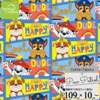 комплект сломан / 10cm единица измерения продолжать . cut pau* Patrol happy ткань общий рисунок paupato хлопок принт герой мужчина девочка ткань 