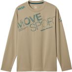 メール便OK ドライメッシュ ビックロゴ 長袖シャツ MOVESPORT ムーブスポーツ ST5FLT00M